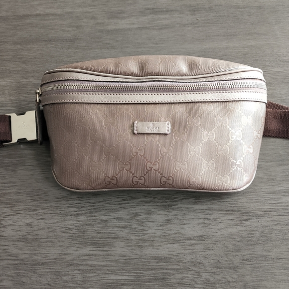 SOLD Gucci metallic waistbag - Picture 1 of 2